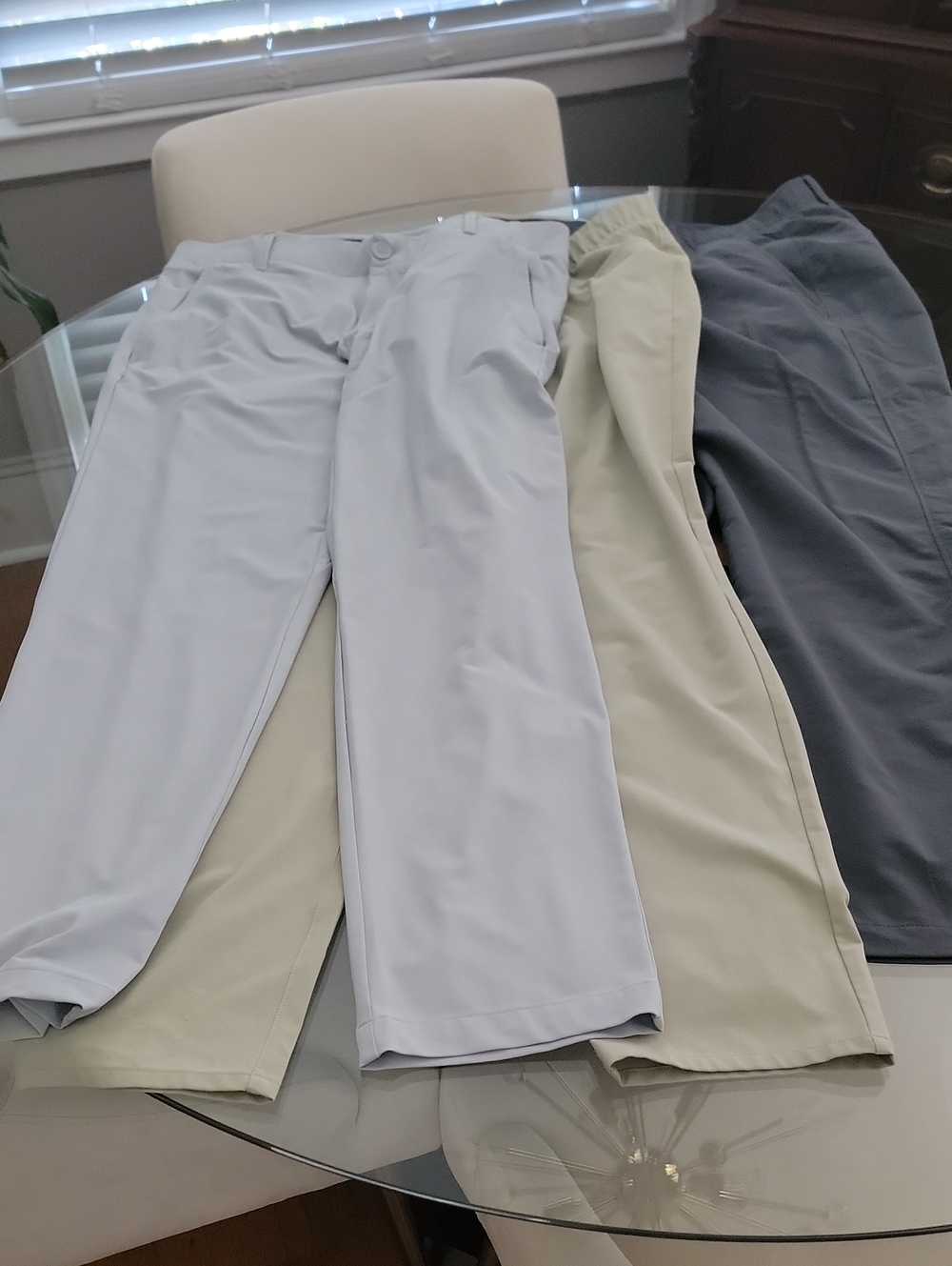 Under Armour Men's Chino Pants Trio - Light Gray, Khaki, Charcoal